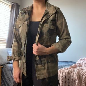 Club Monaco Camo Light Jacket
